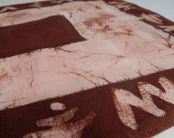 Brown Batik Table Runner-Batik Table Runner-Fall Table Runner-Fall Table Linen-Thanksgiving Table Runner-Borders Table Runner-