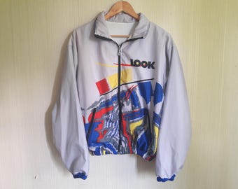 Vintage womens windbreaker, Windbreaker, Sport Jacket, womens windbreaker M, 90s windbreaker, windbreaker vintage