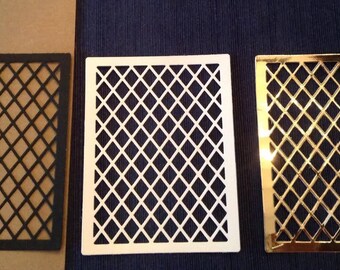 Lovely Lattice Panel (3) paper die cut embellishment