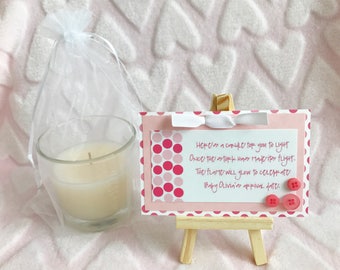 Baby shower candle | Etsy