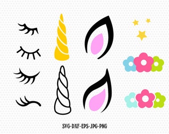 Unicorn svg | Etsy