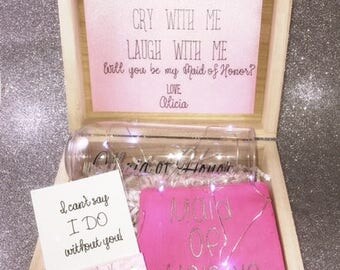 Bridesmaid Proposal / will you be my bridesmaid / bridesmaid gift / bridesmaid box / maid of honor gift / maid of honor proposal