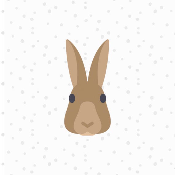 Download Sale Cute Bunny SVG Cut File Bunny Head svg Bunny Clipart