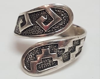 Tribal Inspired Sterling Silver Ring