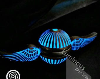 EDC Metal Fidget Spinner - Luminous Blue Snitch