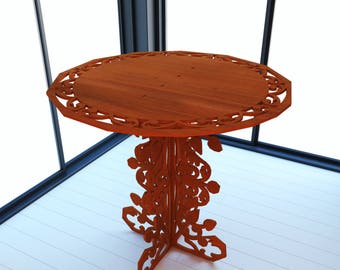 round zambia table Etsy  Carved  table