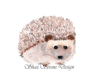 Cute Hedgehog Card - A6