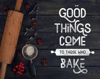digital font, calligraphy fonts, downloadable, cute, bake, font files, invitation,script