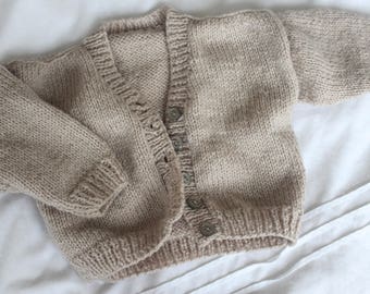 vintage baby knit cardigan