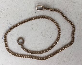 Vintage 1/20 12K Gold Filled Watch Chain