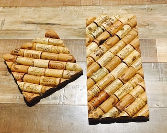 Wine Cork Trivets; Tile Trivets; Hot Plates