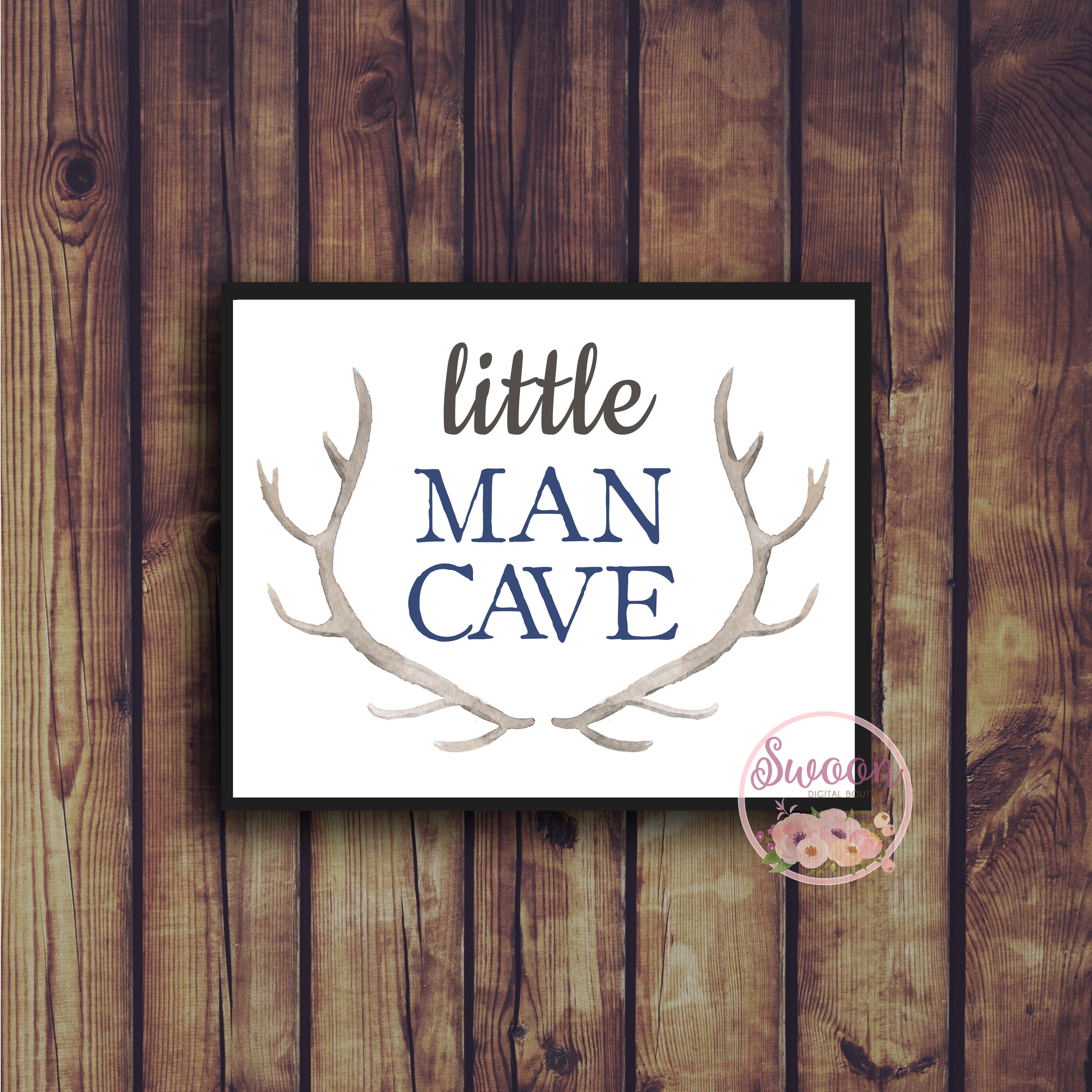 Little Man Cave Boy Nursery Boy Nursery Decor Baby Boy