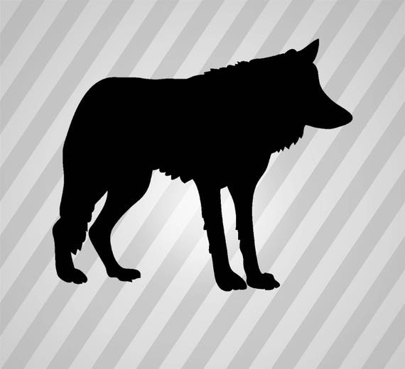 Download Wolf Silhouette Svg Dxf Eps Silhouette Rld Rdworks Pdf Png