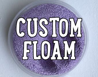 CUSTOM Foam Bead Slime (Scented) (Floam) (Micro beads)