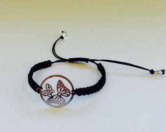 BUTTERFLY SHAMBALA BRACELET