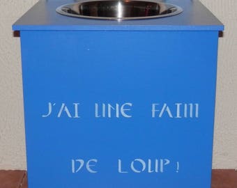 Large dog bowl stand