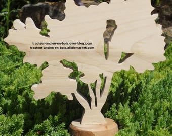WOODEN tree "tamarisk"