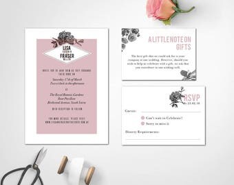 Wedding Invite Design | Digital Download Wedding Invitation | Wedding invitations | Wedding Invites | VERONICA SUITE