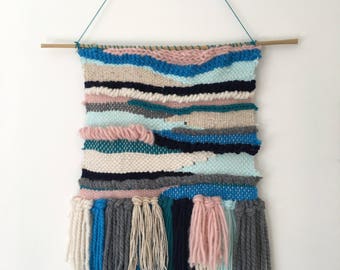 Handmade Weave - Pink, Blue, Light Blue