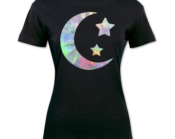 holographic shirt womens