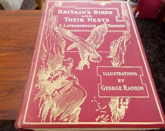 British Birds and their nests hb circa 1910 A Landsborough thomson