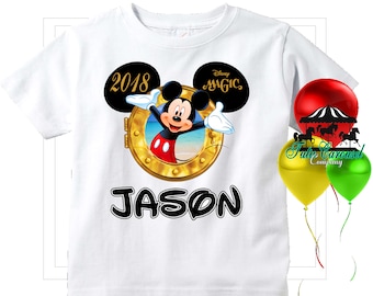 Mickey Mouse Magic Disney Cruise Shirt, Personalized Shirt, Matching shirts, Toddler Youth Adult (mc259)