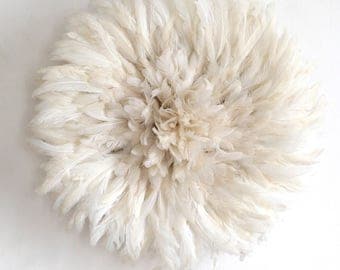 Juju Hat Blanc Pure / Juju Hat Pure White / Coiffe Aka Blanc Pure / Feather Hat Pure White