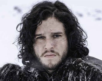 Game of Thrones Men's Jon Snow Black Wig Cosplay