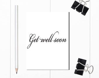 Items similar to Get Well Soon Plaster Card, Personalised. on Etsy