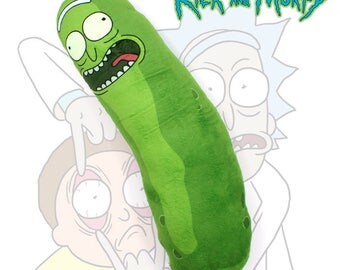 Pickle Rick 18" Huge Plush Doll Pillow Rick and Morty Christmas Gift Fast Shipping