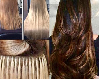 Lexi Locks Ombre 22 Inch Fusion Locks Hair Extensions 100% Human Remy Hair