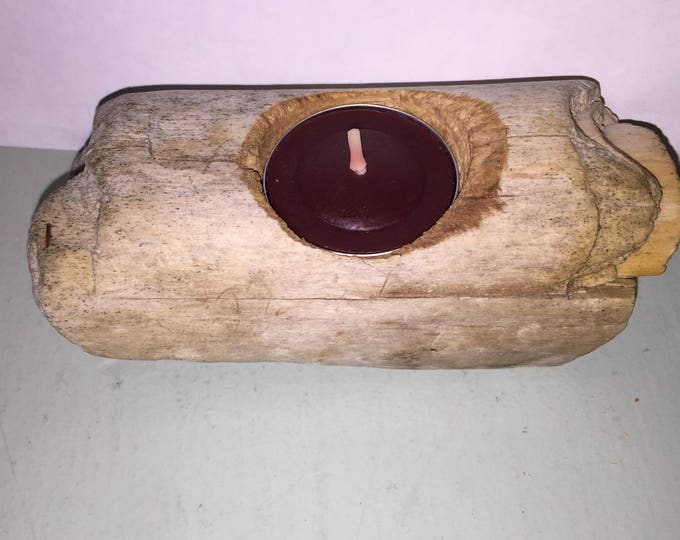 Driftwood Candle Holder