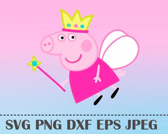 Peppa pig cricut | Etsy