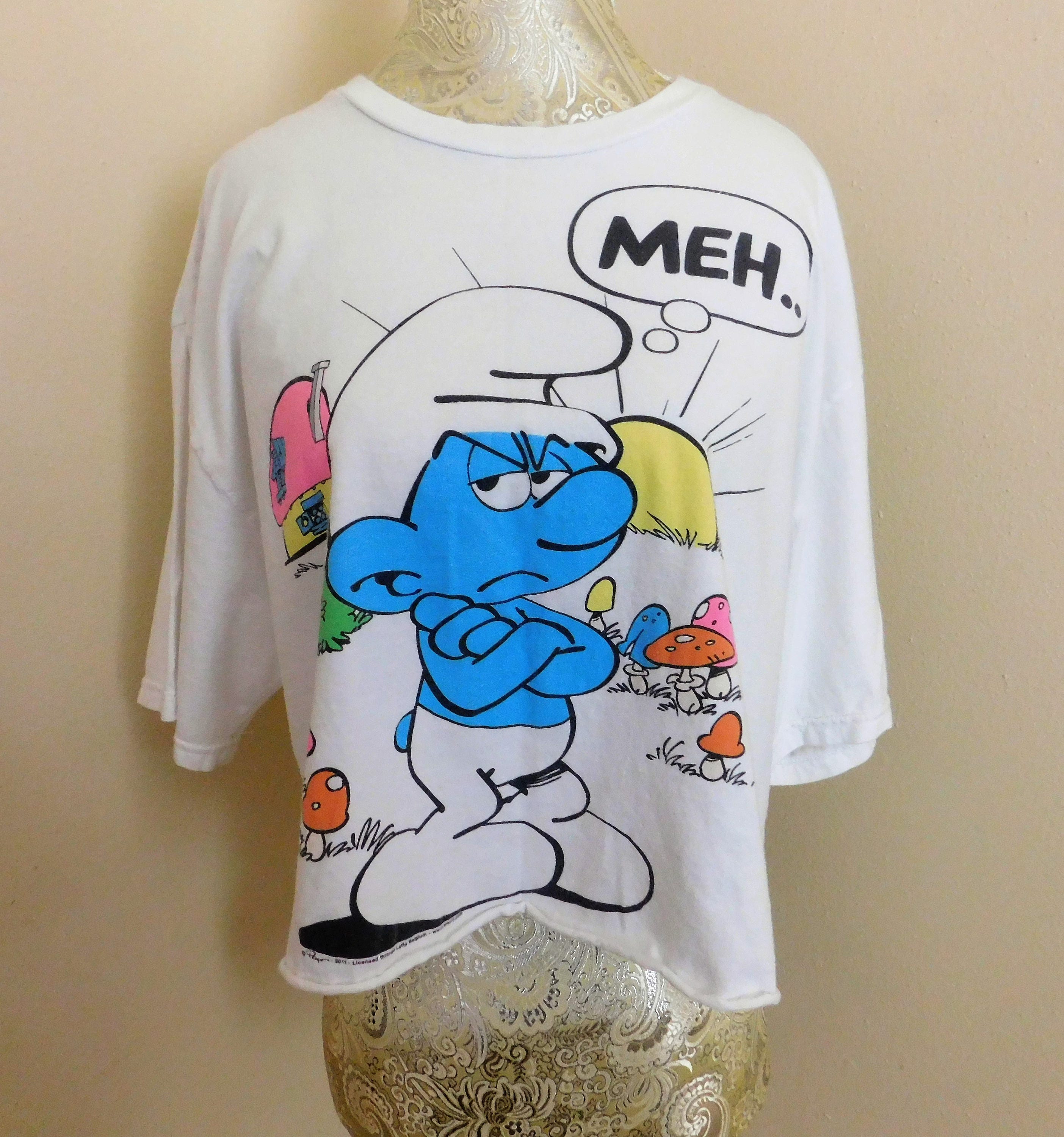 smurf mushroom shirt