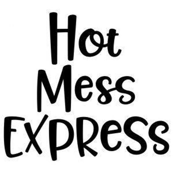 Download Hot Mess Express Funny Vinyl Car Decal Bumper Window Sticker