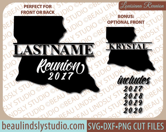 Louisiana Family Reunion SVG Cutting File Louisiana SVG