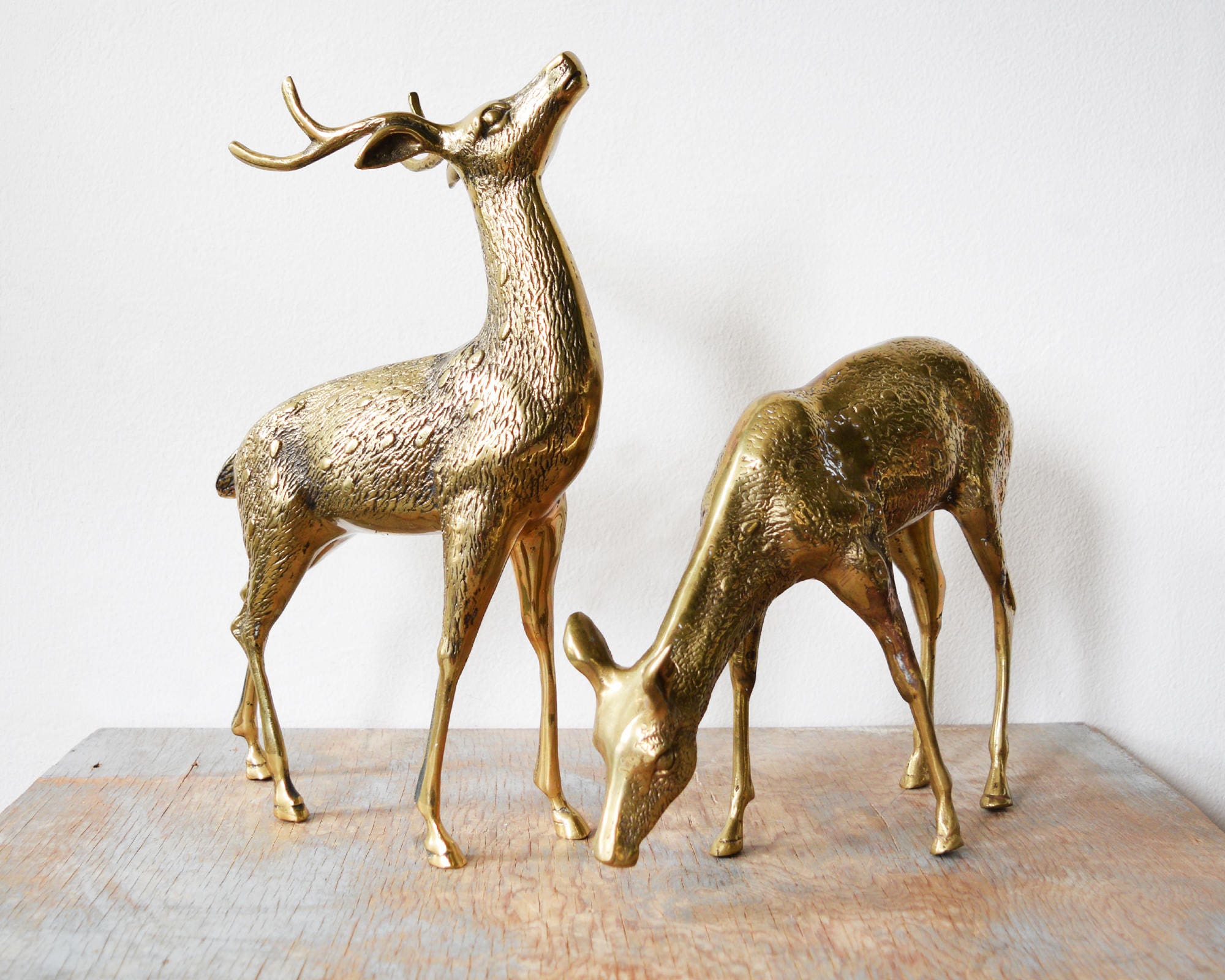 large deer figurine