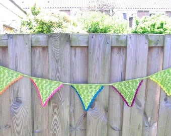 Crochet Garland, green