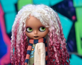 Raspberry, a OOAK customized Blythe doll by Rachel K