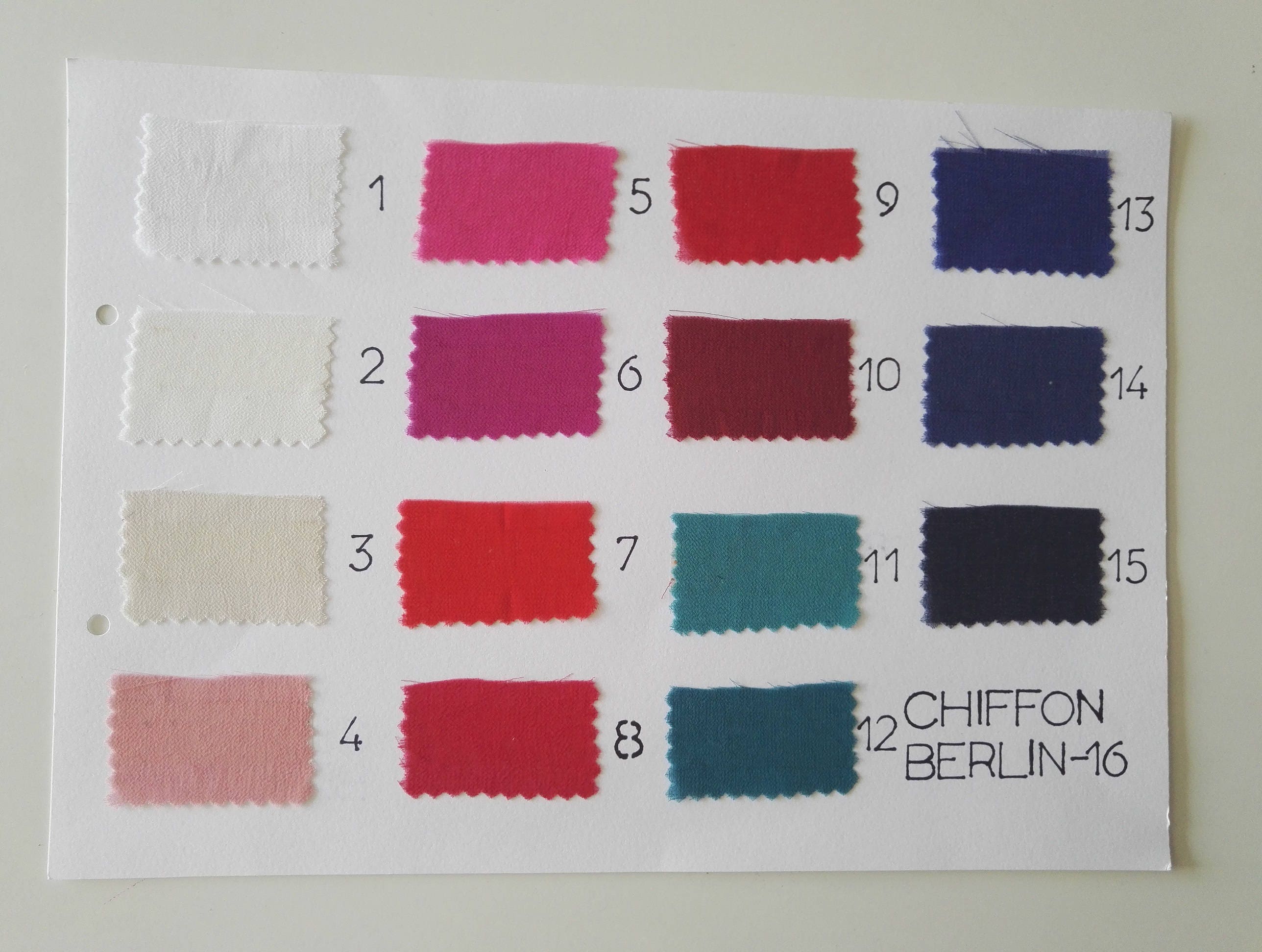 Color samples bridesmaid dresses made to measure dresses