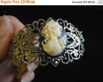 Gorgeous Grecian Lady CAMEO Bracelet --Jewelry SALE