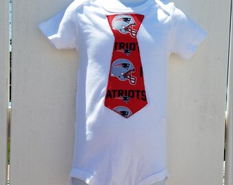 Size 18 Months New England Patriots NFL Short Sleeve Onesie READY to Ship