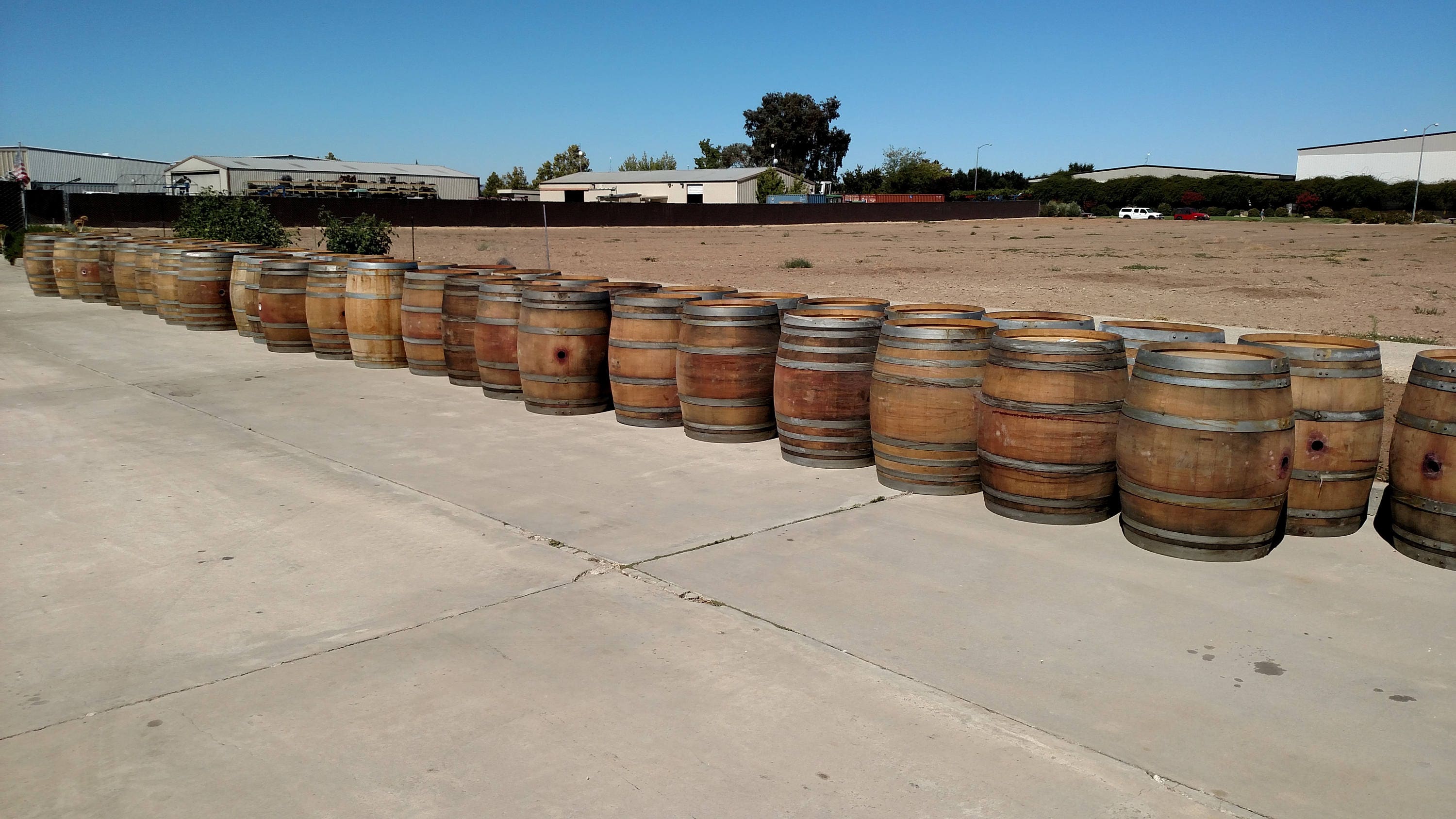 Wine Barrel Rings (Set of 5) Galvanized Steel Barrel Bands from