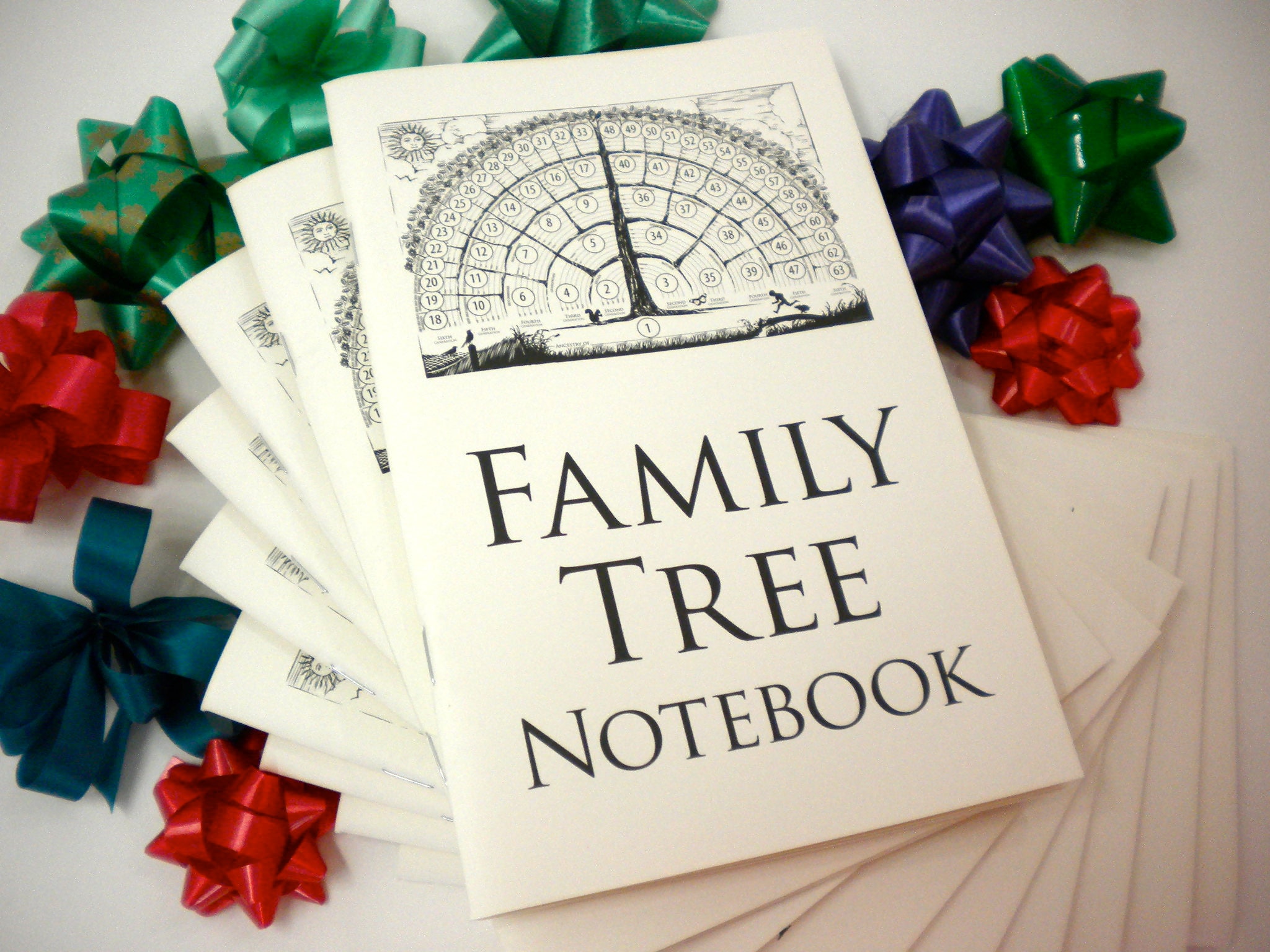 Family Tree Notebook Print Edition Get 2-per-order, Hand-write ...