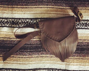 Move West Concho Fringe Belt Bag