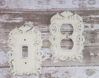 on sale cream light outlet cover outlet cover plate shabby chic decorative - Decorative Switch Plate Covers on sale cream light outlet cover outlet cover plate shabby chic decorative - Decorative Switch Plate Covers