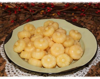 NEW Primitive Pumpkin Vanilla Custard Scented or You Choose Creamy White Pumpkin Wax Tarts Melts- Fall Bowl Fillers HIGHLY SCENTED