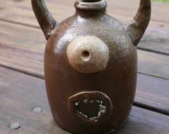 Salt Glazed Pottery Face Jug or Ugly Jug NC Pottery
