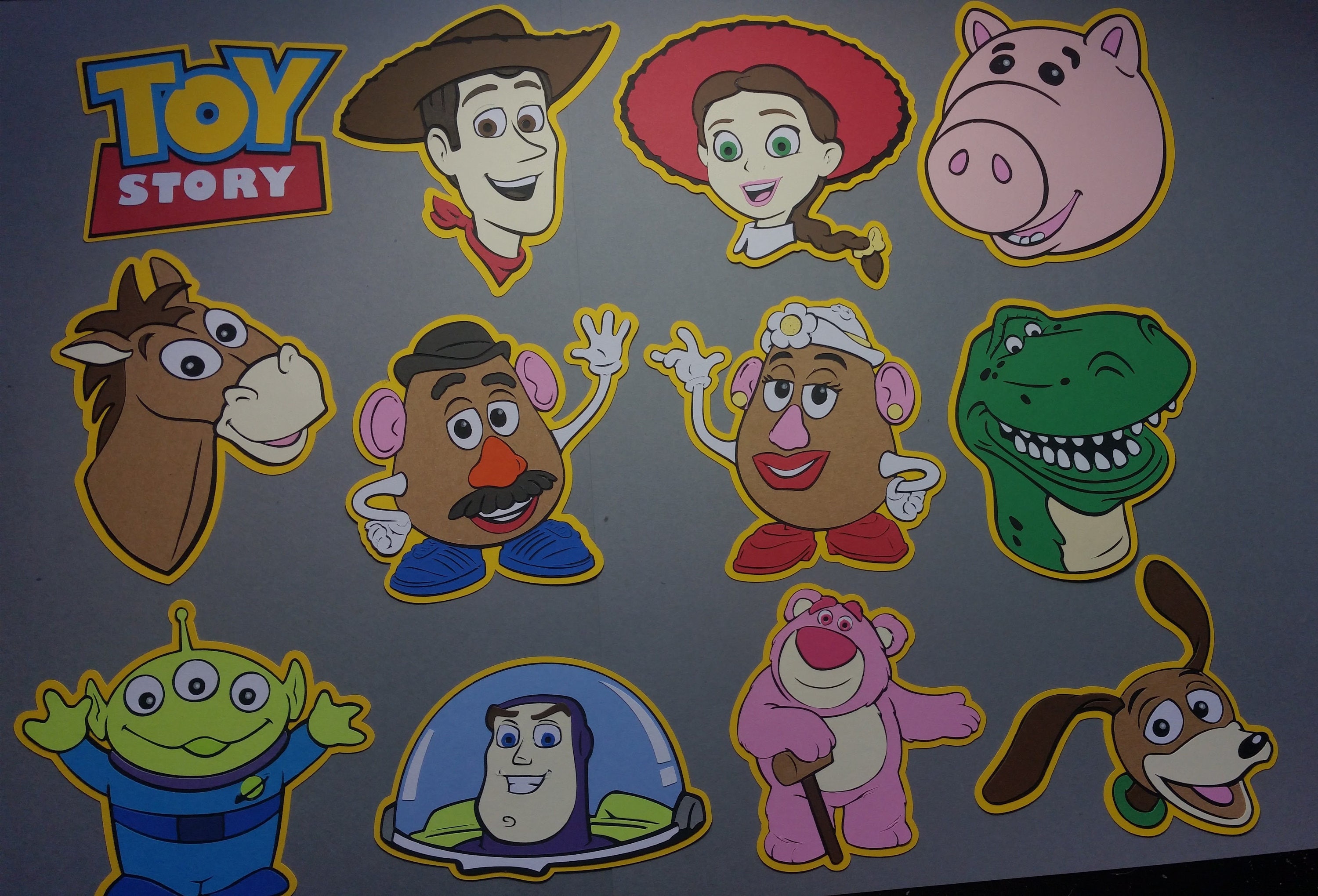 Set of 12 Cupcake Toppers Featuring Toy Story Characters-Cake