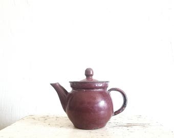 Vintage Mini Teapot // Enamel